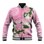 Australia Lilly Pilly Riberry Baseball Jacket Aussie Native Flowers Indigenous Art - Aussie Hoodie