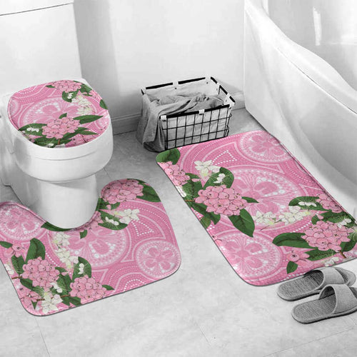 Australia Lilly Pilly Riberry Bathroom Set Aussie Native Flowers Indigenous Art - Aussie Hoodie