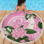 Australia Lilly Pilly Riberry Beach Blanket Aussie Native Flowers Indigenous Art - Aussie Hoodie