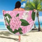 Australia Lilly Pilly Riberry Beach Blanket Aussie Native Flowers Indigenous Art - Aussie Hoodie