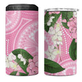 Australia Lilly Pilly Riberry 4 in 1 Can Cooler Tumbler Aussie Native Flowers Indigenous Art - Aussie Hoodie