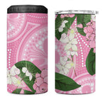 Australia Lilly Pilly Riberry 4 in 1 Can Cooler Tumbler Aussie Native Flowers Indigenous Art - Aussie Hoodie