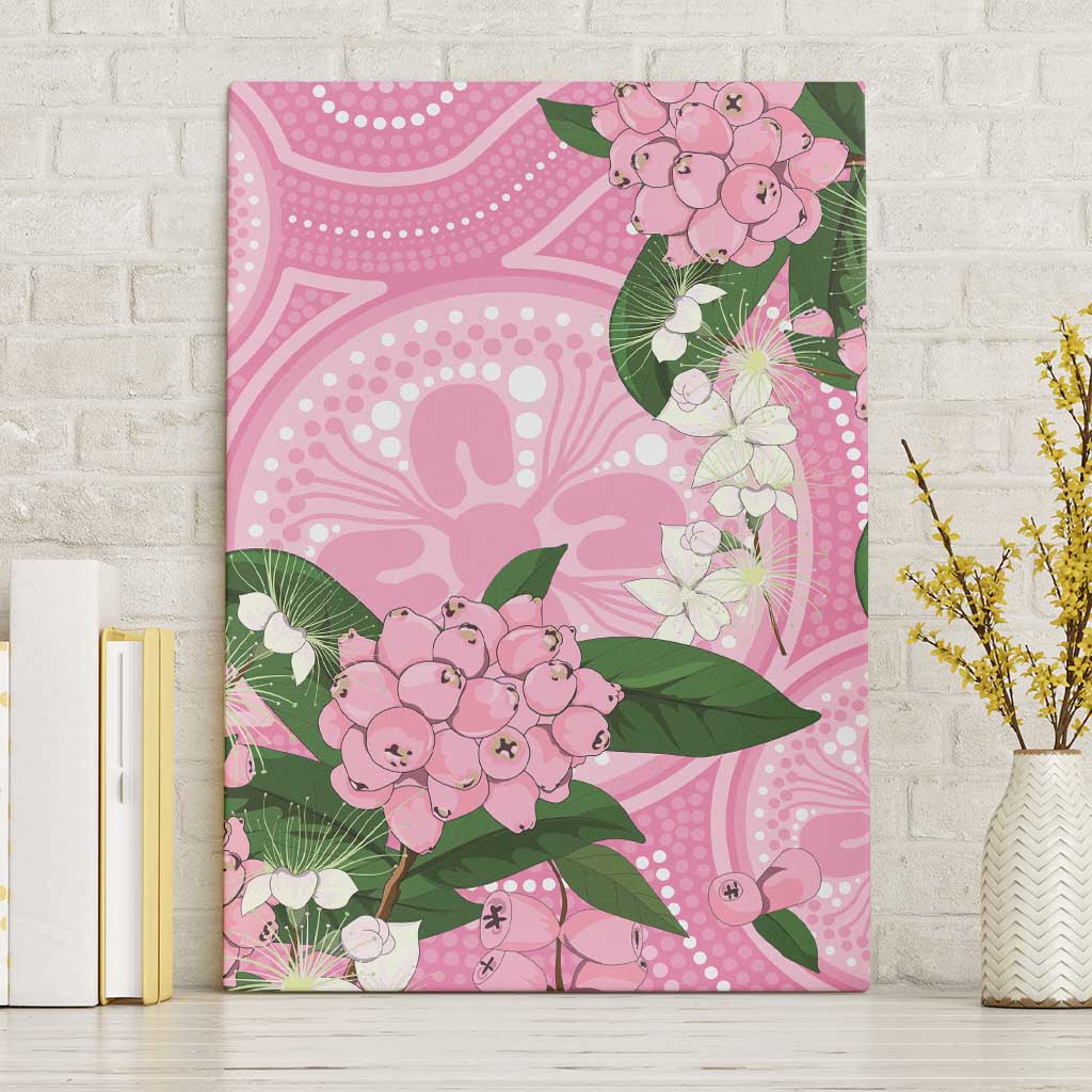 Australia Lilly Pilly Riberry Canvas Wall Art Aussie Native Flowers Indigenous Art - Aussie Hoodie