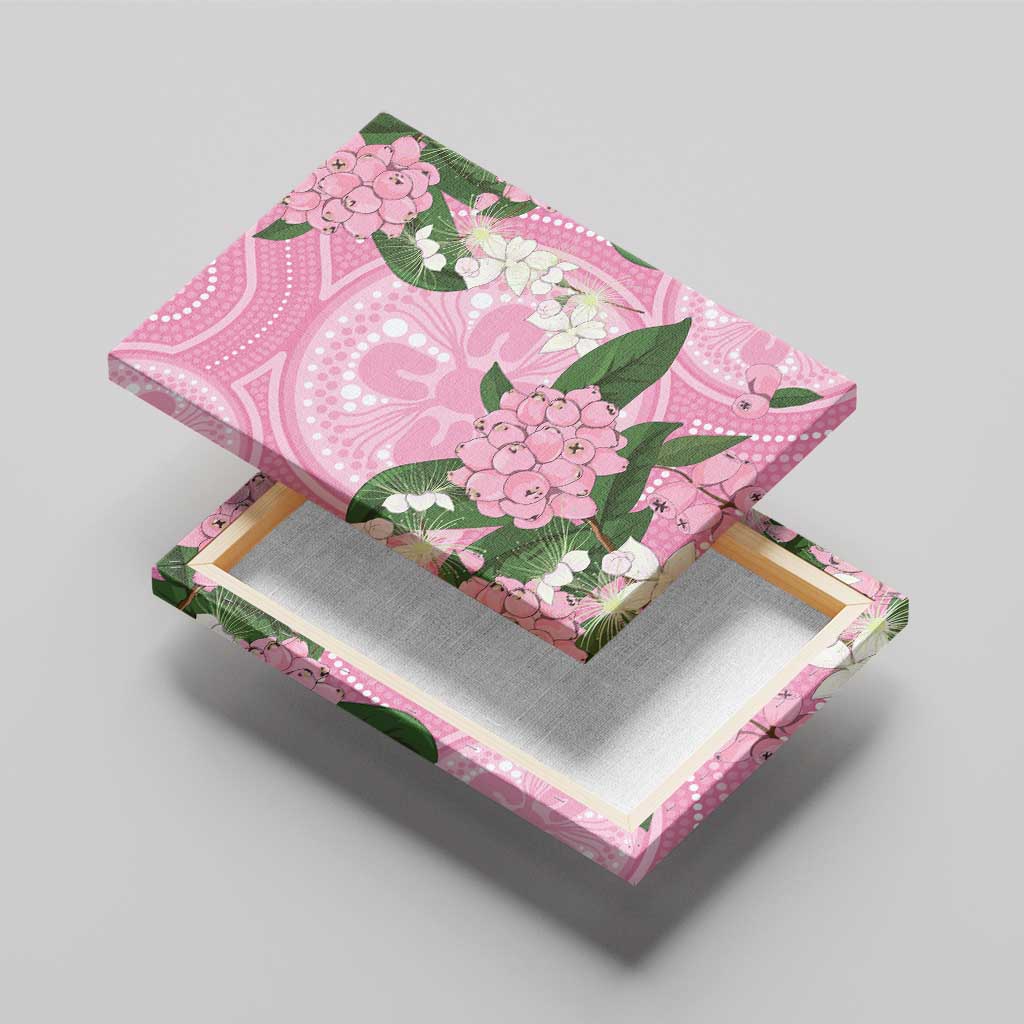 Australia Lilly Pilly Riberry Canvas Wall Art Aussie Native Flowers Indigenous Art - Aussie Hoodie