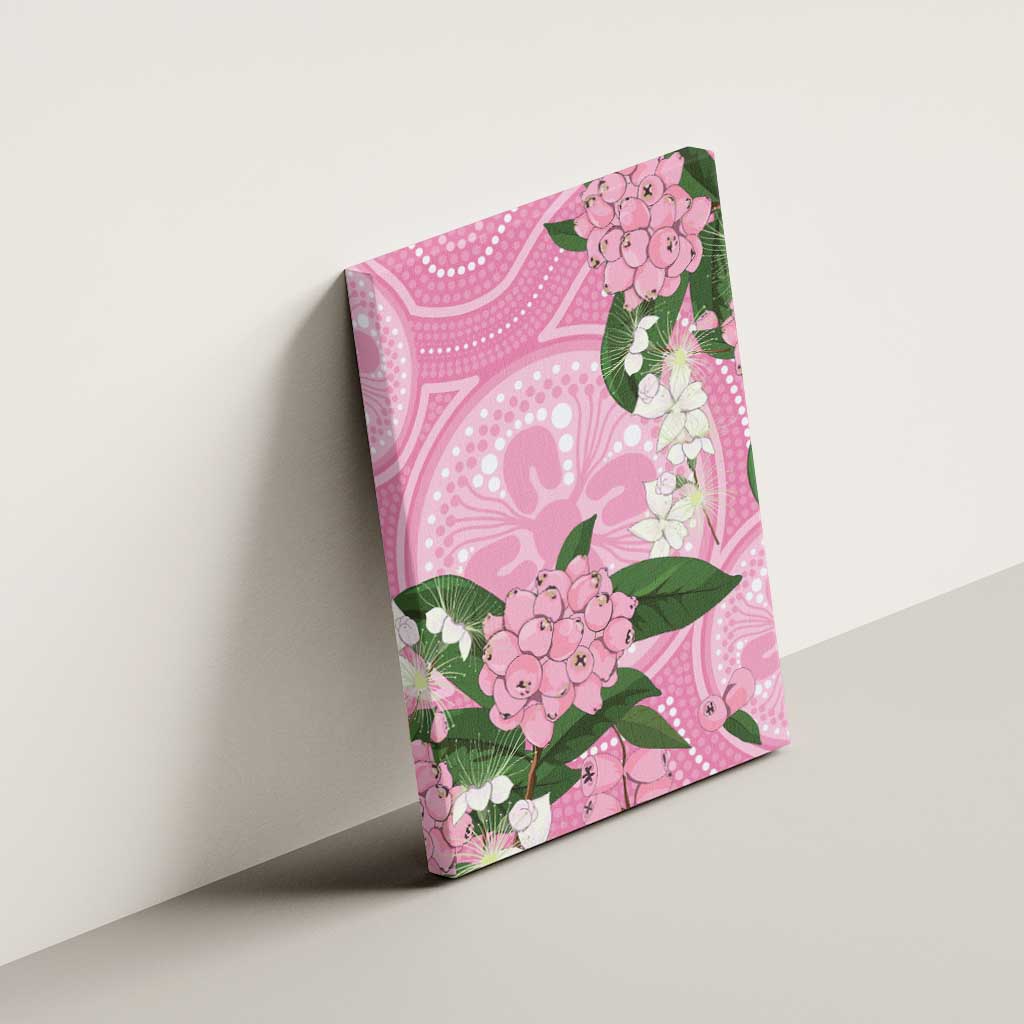 Australia Lilly Pilly Riberry Canvas Wall Art Aussie Native Flowers Indigenous Art - Aussie Hoodie