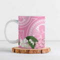 Australia Lilly Pilly Riberry Ceramic Mug Aussie Native Flowers Indigenous Art - Aussie Hoodie