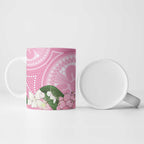 Australia Lilly Pilly Riberry Ceramic Mug Aussie Native Flowers Indigenous Art - Aussie Hoodie