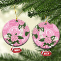 Australia Lilly Pilly Riberry Ceramic Ornament Aussie Native Flowers Indigenous Art - Aussie Hoodie
