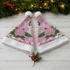 Australia Lilly Pilly Riberry Christmas Santa Hat Aussie Native Flowers Indigenous Art - Aussie Hoodie