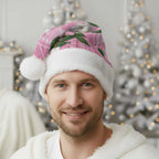 Australia Lilly Pilly Riberry Christmas Santa Hat Aussie Native Flowers Indigenous Art - Aussie Hoodie