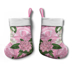 Australia Lilly Pilly Riberry Christmas Stocking Aussie Native Flowers Indigenous Art - Aussie Hoodie