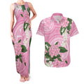 Australia Lilly Pilly Riberry Couples Matching Tank Maxi Dress and Hawaiian Shirt Aussie Native Flowers Indigenous Art - Aussie Hoodie