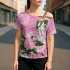 Australia Lilly Pilly Riberry Cross Shoulder Shirt Aussie Native Flowers Indigenous Art - Aussie Hoodie
