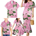 Australia Lilly Pilly Riberry Family Matching Mermaid Dress and Hawaiian Shirt Aussie Native Flowers Indigenous Art - Aussie Hoodie