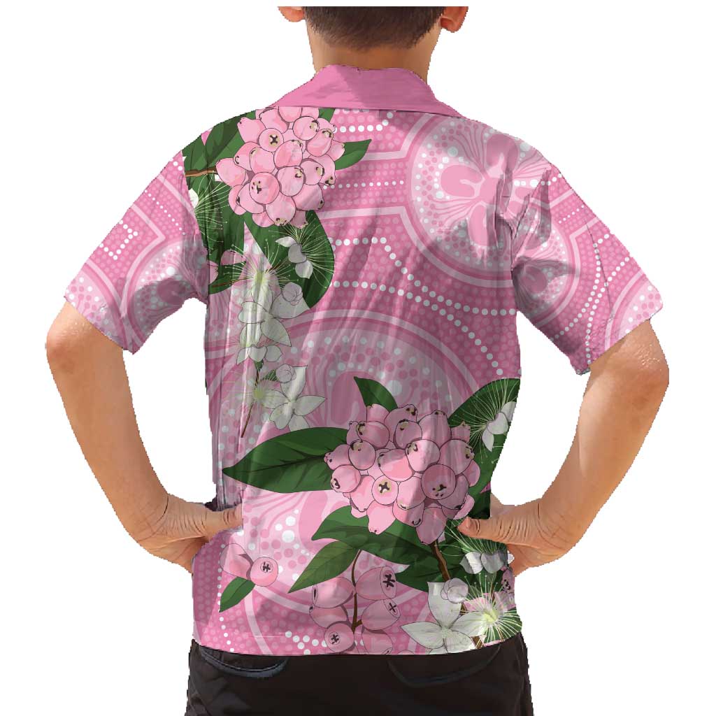 Australia Lilly Pilly Riberry Family Matching Mermaid Dress and Hawaiian Shirt Aussie Native Flowers Indigenous Art - Aussie Hoodie