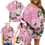 Australia Lilly Pilly Riberry Family Matching Off Shoulder Short Dress and Hawaiian Shirt Aussie Native Flowers Indigenous Art - Aussie Hoodie