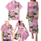 Australia Lilly Pilly Riberry Family Matching Puletasi and Hawaiian Shirt Aussie Native Flowers Indigenous Art - Aussie Hoodie
