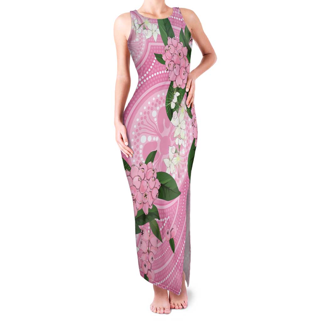 Australia Lilly Pilly Riberry Family Matching Tank Maxi Dress and Hawaiian Shirt Aussie Native Flowers Indigenous Art - Aussie Hoodie