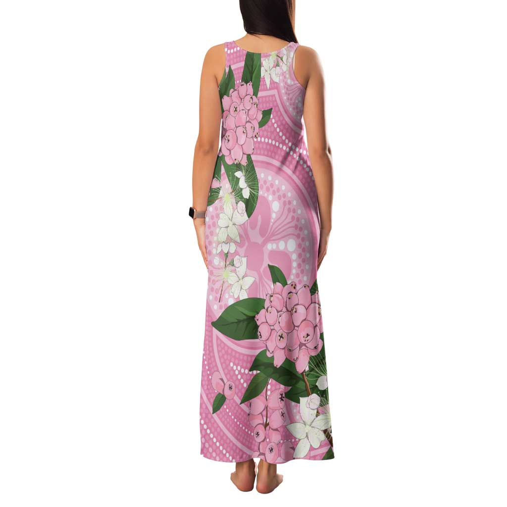 Australia Lilly Pilly Riberry Family Matching Tank Maxi Dress and Hawaiian Shirt Aussie Native Flowers Indigenous Art - Aussie Hoodie