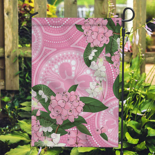 Australia Lilly Pilly Riberry Garden Flag Aussie Native Flowers Indigenous Art - Aussie Hoodie