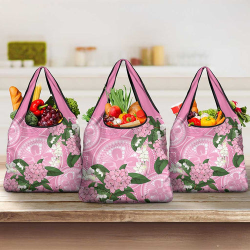Australia Lilly Pilly Riberry Grocery Bag Aussie Native Flowers Indigenous Art - Aussie Hoodie
