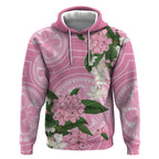 Australia Lilly Pilly Riberry Hoodie Aussie Native Flowers Indigenous Art - Aussie Hoodie