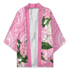 Australia Lilly Pilly Riberry Kimono Aussie Native Flowers Indigenous Art - Aussie Hoodie