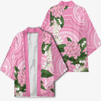 Australia Lilly Pilly Riberry Kimono Aussie Native Flowers Indigenous Art - Aussie Hoodie