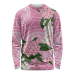 Australia Lilly Pilly Riberry Long Sleeve Shirt Aussie Native Flowers Indigenous Art - Aussie Hoodie