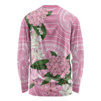 Australia Lilly Pilly Riberry Long Sleeve Shirt Aussie Native Flowers Indigenous Art - Aussie Hoodie