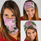 Australia Lilly Pilly Riberry Neck Gaiter Aussie Native Flowers Indigenous Art - Aussie Hoodie