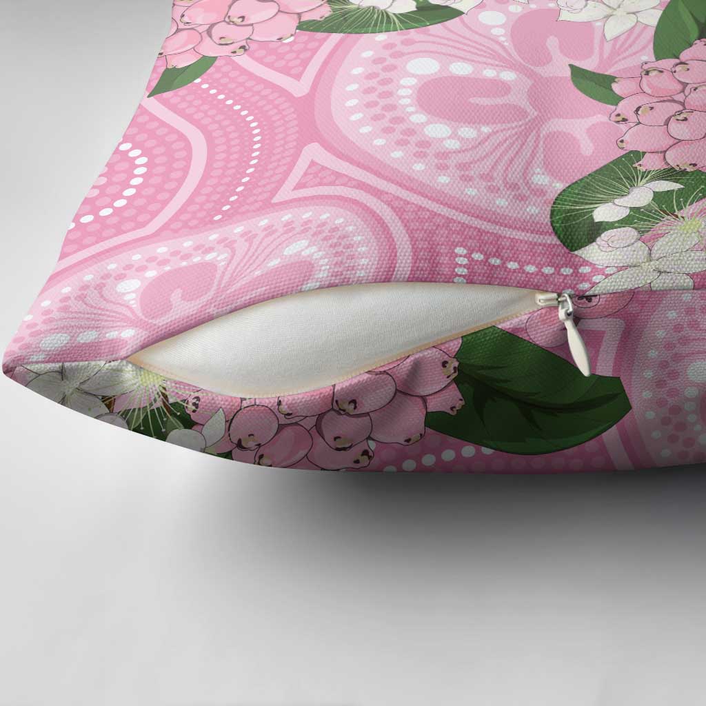 Australia Lilly Pilly Riberry Pillow Cover Aussie Native Flowers Indigenous Art - Aussie Hoodie