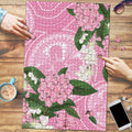 Australia Lilly Pilly Riberry Puzzle Aussie Native Flowers Indigenous Art - Aussie Hoodie