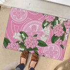 Australia Lilly Pilly Riberry Rubber Doormat Aussie Native Flowers Indigenous Art - Aussie Hoodie