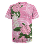 Australia Lilly Pilly Riberry Rugby Jersey Aussie Native Flowers Indigenous Art - Aussie Hoodie