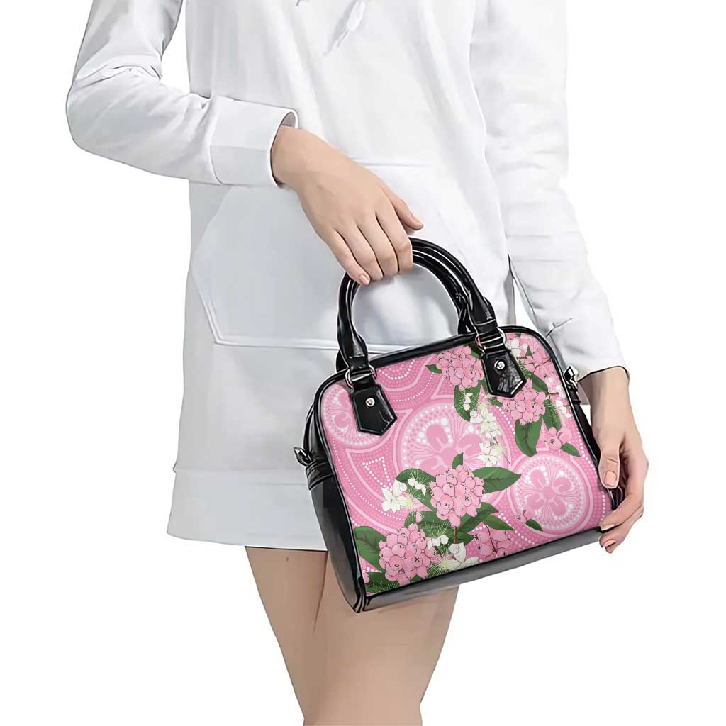 Australia Lilly Pilly Riberry Shoulder Handbag Aussie Native Flowers Indigenous Art - Aussie Hoodie