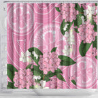 Australia Lilly Pilly Riberry Shower Curtain Aussie Native Flowers Indigenous Art - Aussie Hoodie