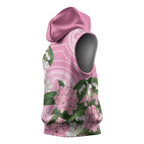 Australia Lilly Pilly Riberry Sleeveless Hoodie Aussie Native Flowers Indigenous Art - Aussie Hoodie