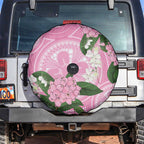 Australia Lilly Pilly Riberry Spare Tire Cover Aussie Native Flowers Indigenous Art - Aussie Hoodie