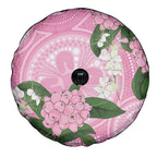 Australia Lilly Pilly Riberry Spare Tire Cover Aussie Native Flowers Indigenous Art - Aussie Hoodie