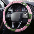 Australia Lilly Pilly Riberry Steering Wheel Cover Aussie Native Flowers Indigenous Art - Aussie Hoodie