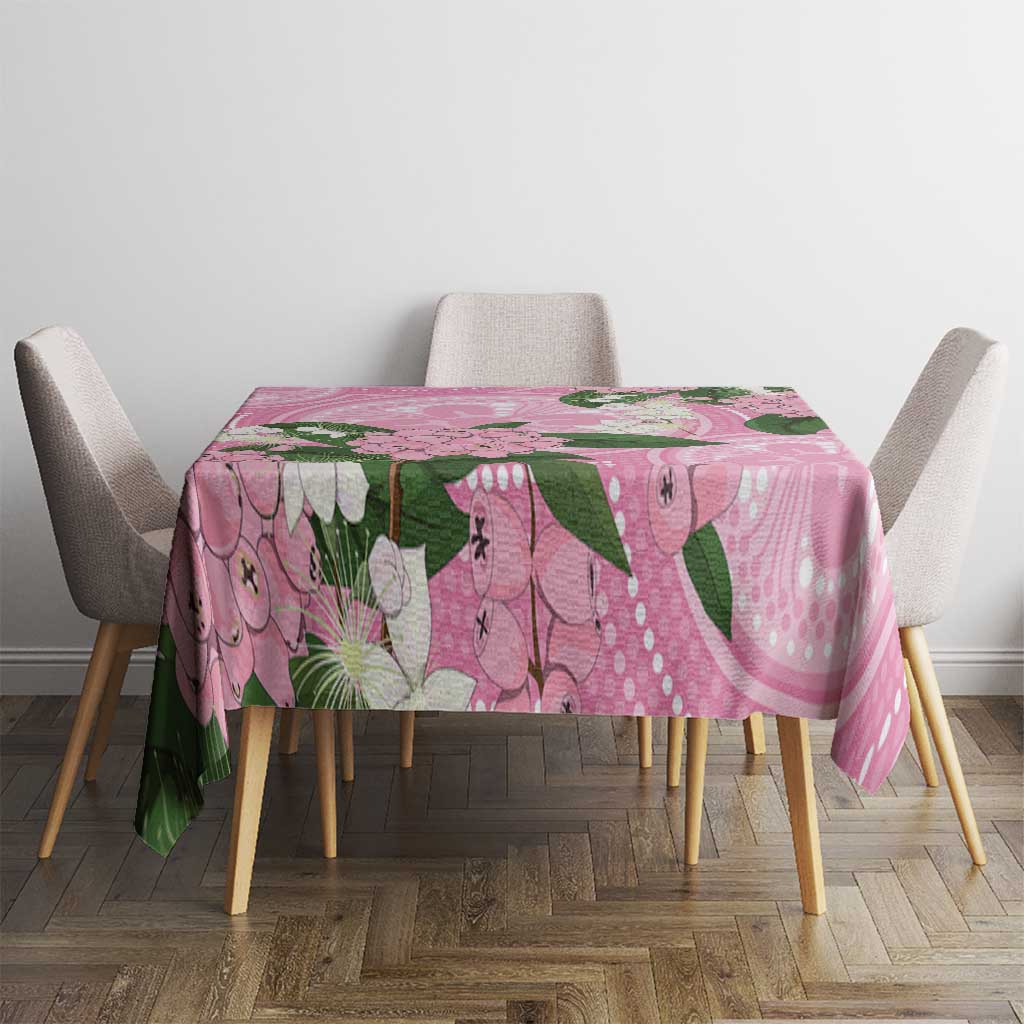 Australia Lilly Pilly Riberry Tablecloth Aussie Native Flowers Indigenous Art - Aussie Hoodie