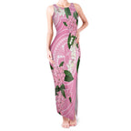 Australia Lilly Pilly Riberry Tank Maxi Dress Aussie Native Flowers Indigenous Art - Aussie Hoodie