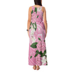 Australia Lilly Pilly Riberry Tank Maxi Dress Aussie Native Flowers Indigenous Art - Aussie Hoodie