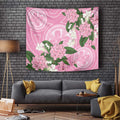 Australia Lilly Pilly Riberry Tapestry Aussie Native Flowers Indigenous Art - Aussie Hoodie