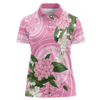 Australia Lilly Pilly Riberry Women Polo Shirt Aussie Native Flowers Indigenous Art - Aussie Hoodie