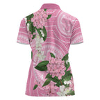 Australia Lilly Pilly Riberry Women Polo Shirt Aussie Native Flowers Indigenous Art - Aussie Hoodie