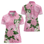 Australia Lilly Pilly Riberry Women Polo Shirt Aussie Native Flowers Indigenous Art - Aussie Hoodie