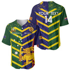Custom Sri Lanka And Australia Cricket Baseball Jersey 2025 The Lions Baggy Greens Together