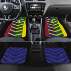Custom Sri Lanka And Australia Cricket Car Mats 2025 The Lions Baggy Greens Together